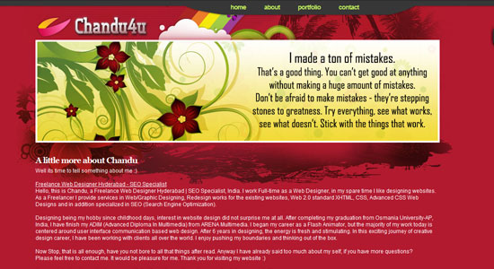 Experience About Us Pages of Some Highly Creative Designers Website 5