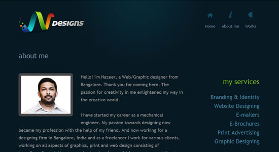 Experience About Us Pages of Some Highly Creative Designers Website 7