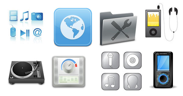Useful Free Multimedia Web Icons for Designers