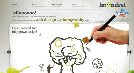 30 Creative Portfolio Designs to Inspire Designers 10