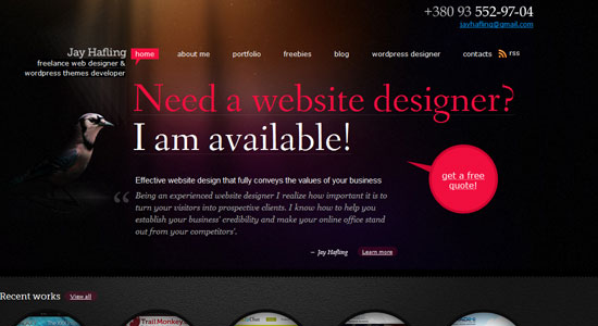 30 Creative Portfolio Designs to Inspire Designers 13