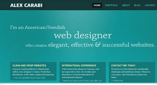 30 Creative Portfolio Designs to Inspire Designers 18