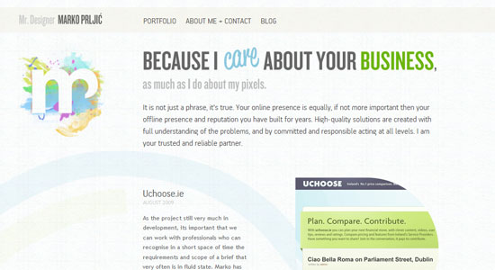30 Creative Portfolio Designs to Inspire Designers 23