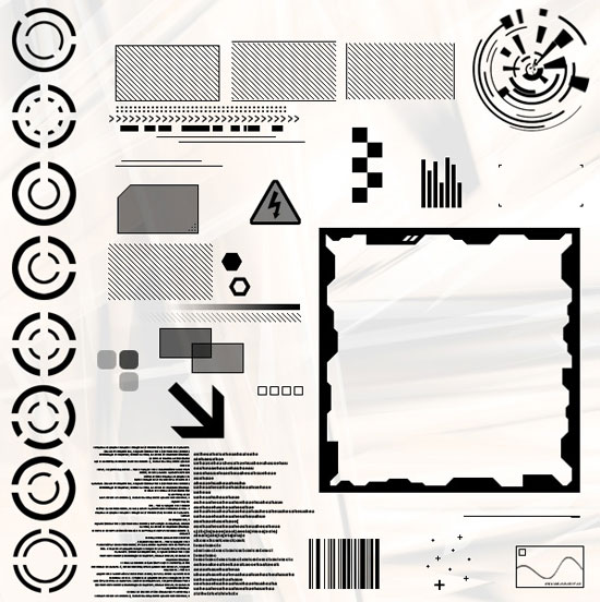 Huge Collection of Free Tech Brushes for Photoshop Users 2