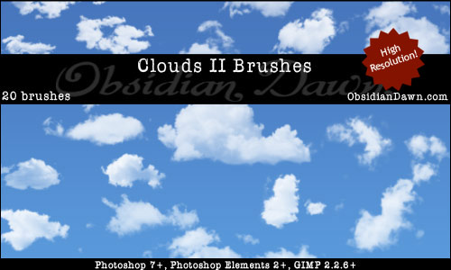 20 Free Useful Water and Cloud Brushes resource for Photoshop Users 16