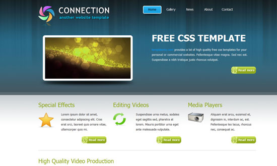 40 High Quality Free XHTML/CSS Web Template for Developers 13