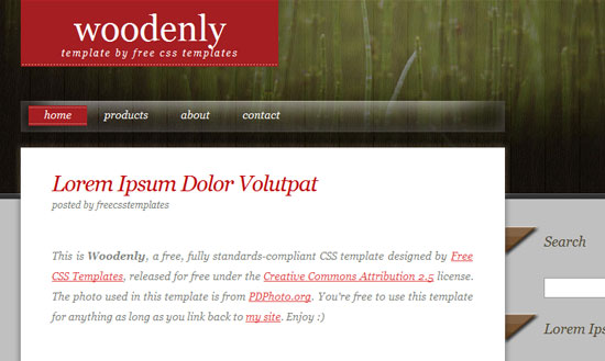 40 High Quality Free XHTML/CSS Web Template for Developers 28