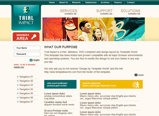 40 High Quality Free XHTML/CSS Web Template for Developers 4