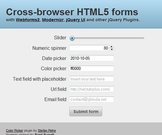 10 Useful HTML5 and CSS3 Forms Tutorial with Source File 2