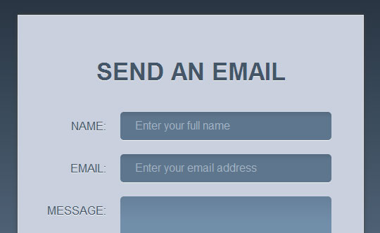 10 Useful HTML5 and CSS3 Forms Tutorial with Source File 5
