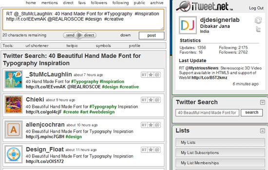 20 Useful Twitter Tools to Make Your Website Popular 4