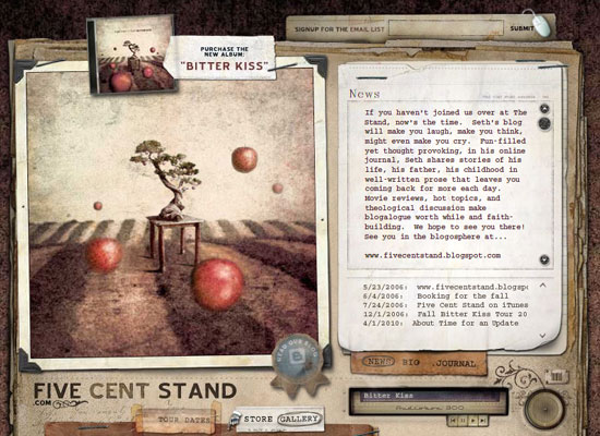Vintage Web design Showcase and Texture Resources 6