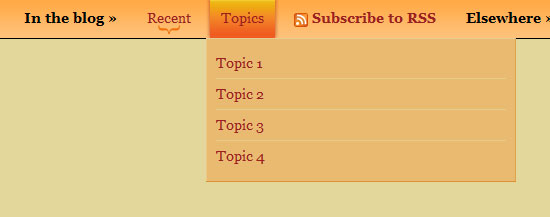 25 Beautifully Created CSS and jQuery Menu Tutorial 10