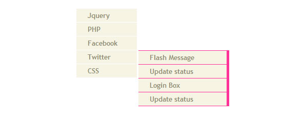 25 Beautifully Created CSS and jQuery Menu Tutorial 16