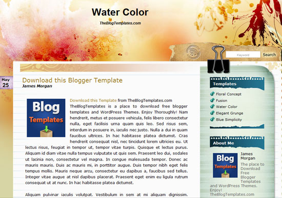 15 Creative Blogger Templates for Free Download 1
