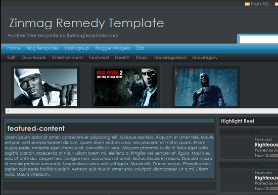 15 Creative Blogger Templates for Free Download 10