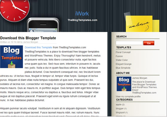 15 Creative Blogger Templates for Free Download 2