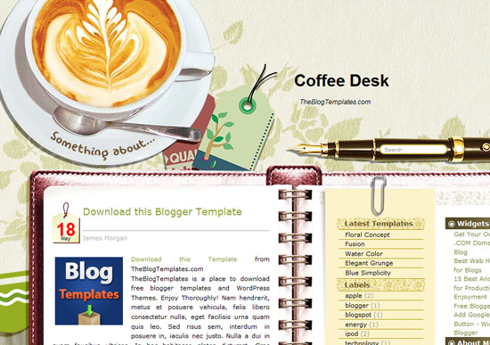 15 Creative Blogger Templates for Free Download 3