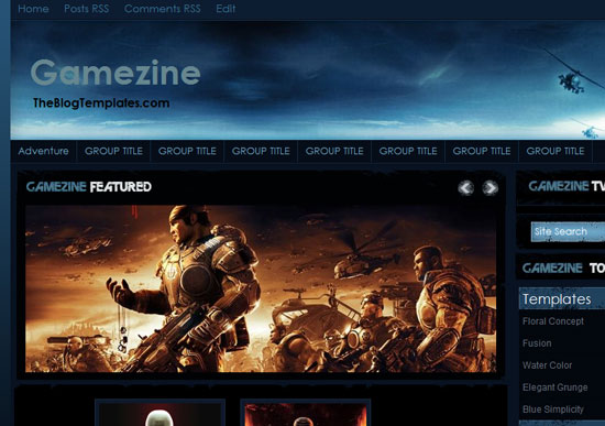 15 Creative Blogger Templates for Free Download 4