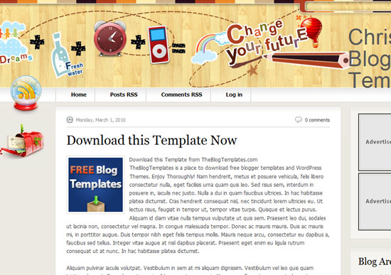 15 Creative Blogger Templates for Free Download 7