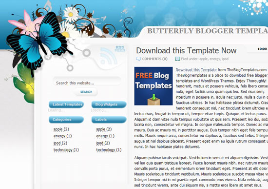 15 Creative Blogger Templates for Free Download 8