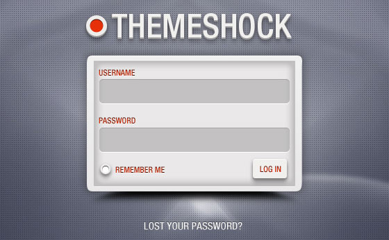 15 Creative Free Login Form with PSD 6
