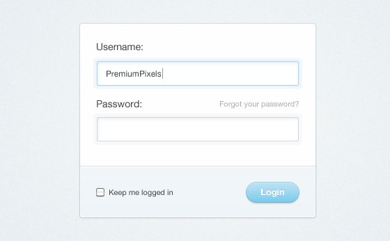 15 Creative Free Login Form with PSD 5