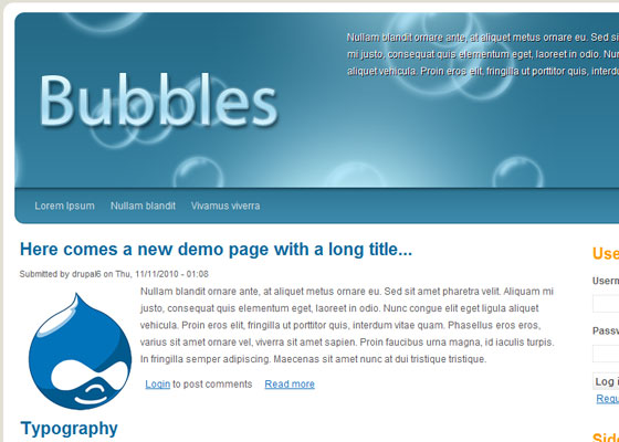 20 Beautiful and Creative Free Drupal Themes 10