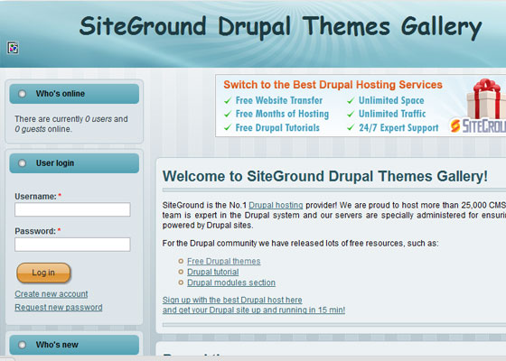 20 Beautiful and Creative Free Drupal Themes 7
