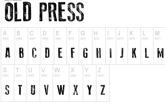 20 Useful Grunge Free Fonts for Web Designers 12