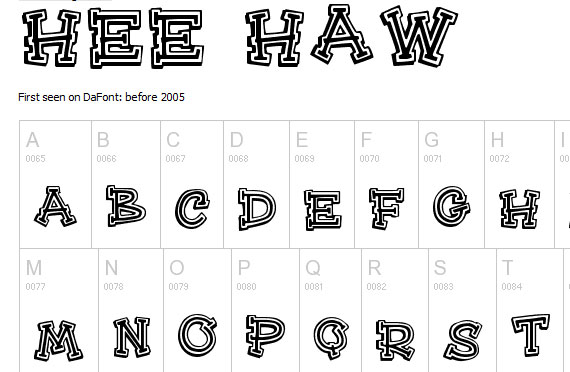 20 Useful Grunge Free Fonts for Web Designers 8