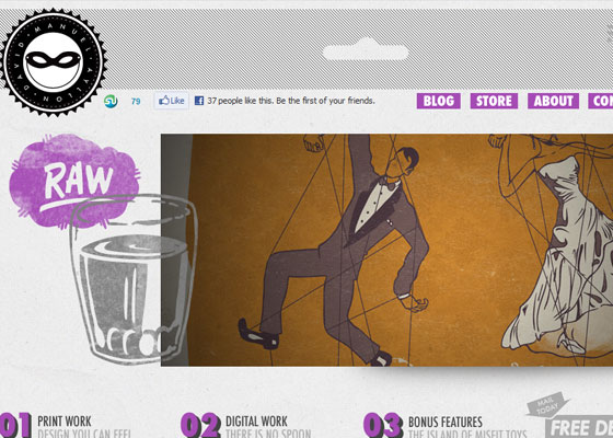 20 Beautifully Colored and Layout Web Design 10