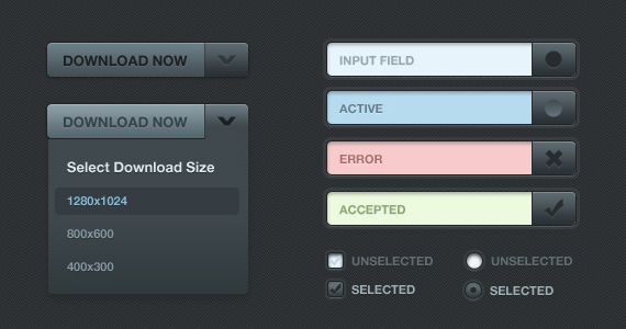 20 Essential Free Web, Mobile and Application GUI Kits 3
