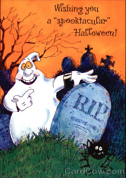 20 Amazing Halloween Postcard Design 1