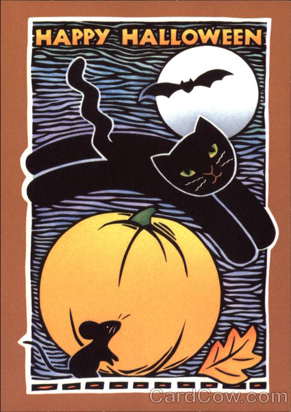 20 Amazing Halloween Postcard Design 2