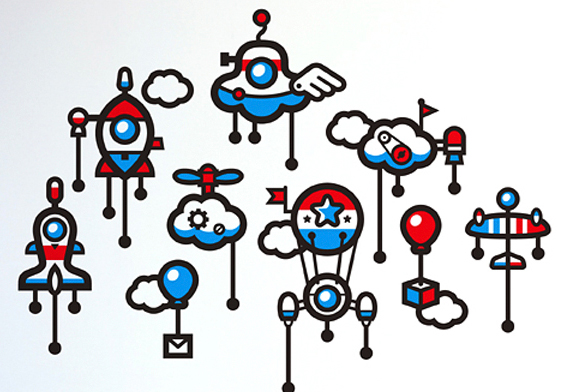 Creative Sticker Design Collection to Inspire Designers 10
