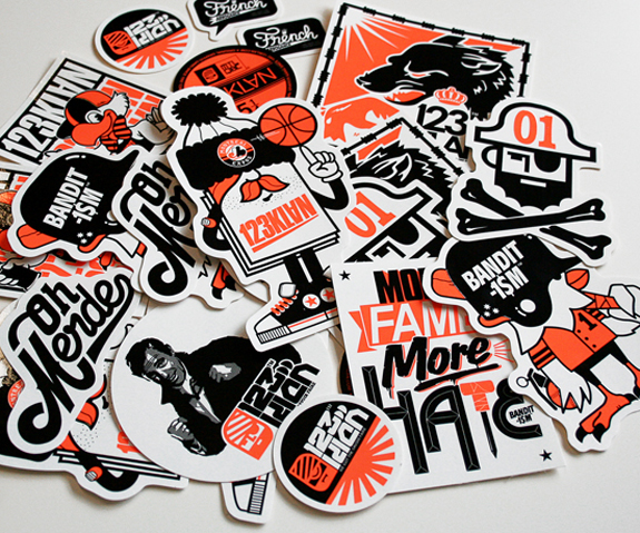 Creative Sticker Design Collection to Inspire Designers 6