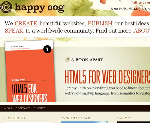 20 Excellent Examples of using Typography in Web Design 14