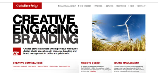 20 Excellent Examples of using Typography in Web Design 5