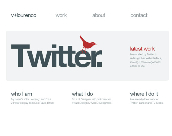 20 Excellent Examples of using Typography in Web Design 8