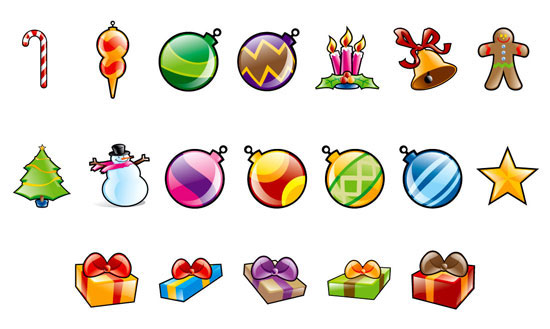 15 Excellent Free Christmas Icon Set for Designers 11