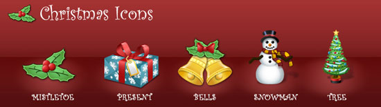 15 Excellent Free Christmas Icon Set for Designers 4