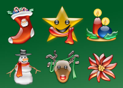 15 Excellent Free Christmas Icon Set for Designers 5