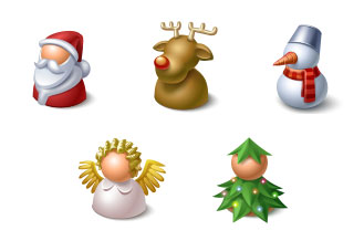 15 Excellent Free Christmas Icon Set for Designers 6