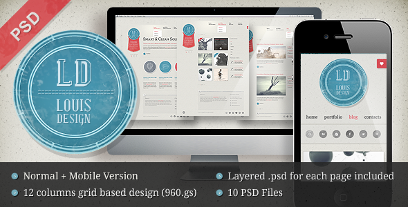 20 Delightful Premium PSD Web Templates 4