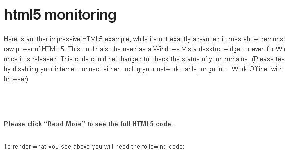 20 Useful HTML5 Tutorials, Techniques and Examples for Web Developers 16