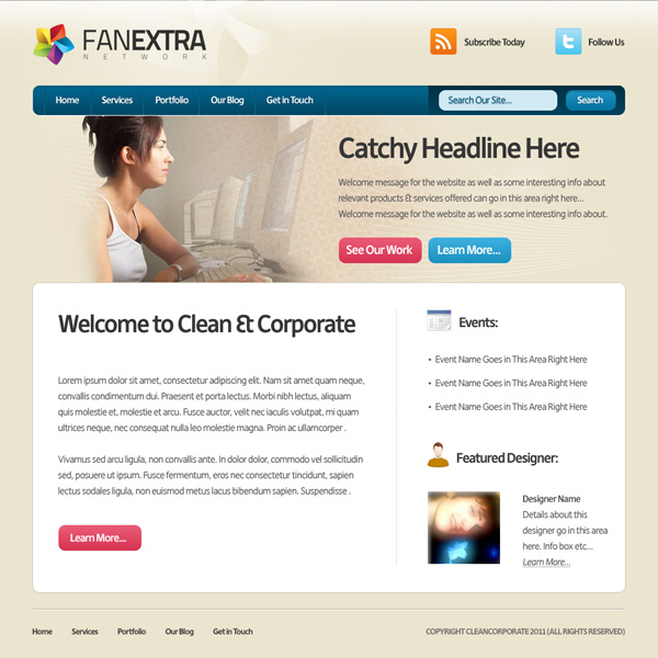 Latest Web Design Tutorials in Photoshop 1
