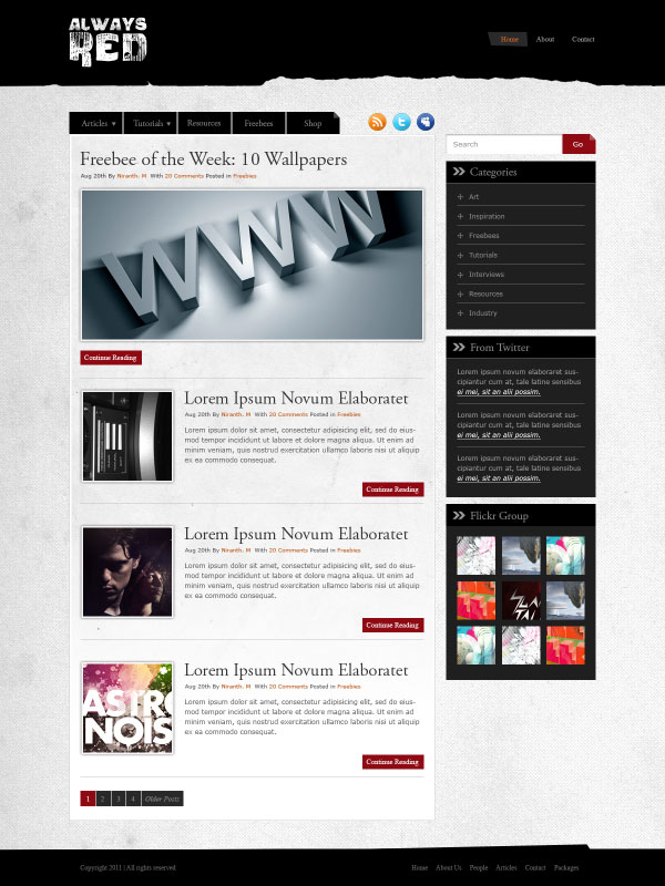 Latest Web Design Tutorials in Photoshop 2