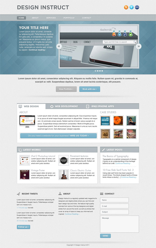 Latest Web Design Tutorials in Photoshop 6