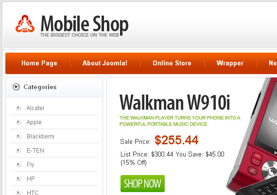 10 Free High-Quality E-Commerce Templates 6